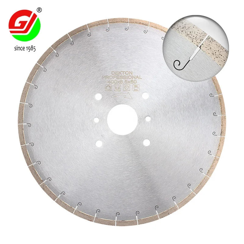 2024 Premium 16 Inch 400 mm Dekton Professional Cutting Diamond Saw Blade for Rock Slab Granite Cutting Tool