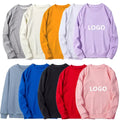 Manufacturers Custom Logo Fleece Lined Sublimation Blank Crewneck Sweatshirts Plain Men Sweatshirts