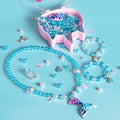 100pcs Beads Mermaid Children Beaded Girl Beaded Handmade DIY Jewelry Making Supplies Necklace Bracelet Jewelry Gift Set