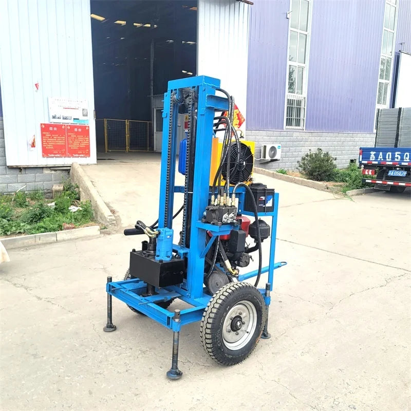 120m Underground Water Well Drilling Rig Machine Home Garden Use Vertical Drill Rig