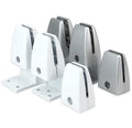 Factory Price Furniture Accessories Alloy Baffle Clamp Table Partition Glass Clamp Screen Clip