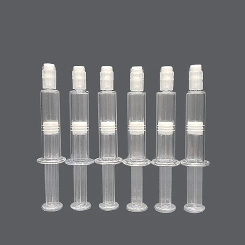 In Sock 1ml 2ml 3ml 5ml 10ml 20ml Cosmetic Airless Injection Bottle Plastic Safety Syringe Hyaluronic Serum Packaging