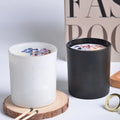 Low Moq Luxury Custom Candles Beautiful Soy Wax Private Label Scented Candles With Crystals Inside