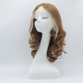 LONGFOR Layered Silk Base Blond Lace Frontal Wigs for Women Long Curly Human Remy Hair Ready to Ship Products