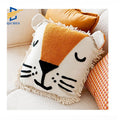 Innermor Boho Embroidery Bohemian Moroccan Cushion Covers Home Decoration Nordic Shape Round Animal tiger Throw Pillow case