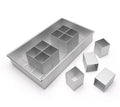 Cake Number Pan Non-Stick Carbon Steel  Letter Cake Molds Alphabet DIY Stencil  Rectangular Baking Pans Cake Number Pan