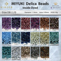 Miyuki Delica Beads 1.6 mm [17 Color Inside Dyed 5 ]10g Pack
