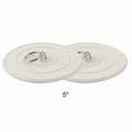 Flat Silicone Bath Tub Drain Stopper Shower Bath Plug and Kitchen Sink Stopper Flat Suction Furniture Pads