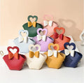 Creative Portable PU Leather Wedding Favors Candy Box Bags Christmas Candy Packaging Box Mini Handbag