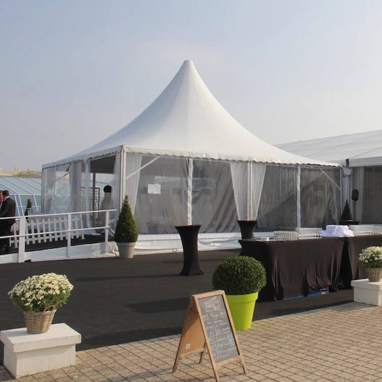 8 X 8M Aluminum Frame Pagoda Tent Gazebo Booth for Wedding Rental Market