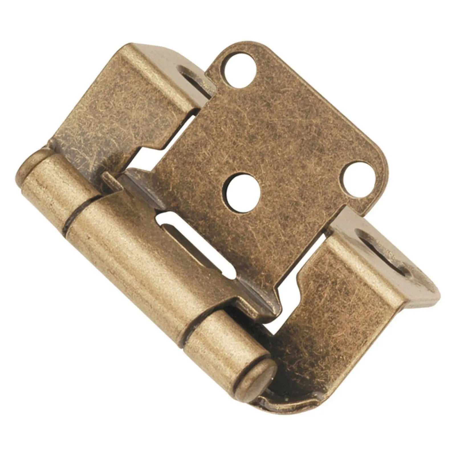 Self-Closing Modern Kitchen Cabinet Hinges Partial Wrap Overlay Furniture Cupboard Hinges Bronze Brass