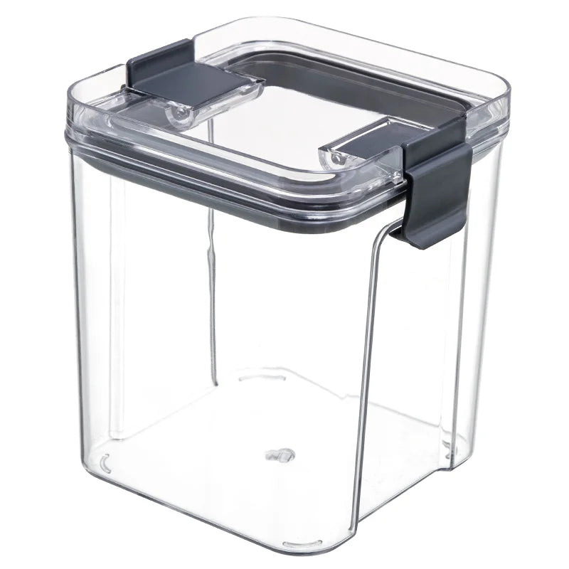 Modern 700ml PET Plastic Airtight Storage Jar Excellent Quality Kitchen Food Storage Box Set for Rice Grain Coffee Pot Use MegaBDM