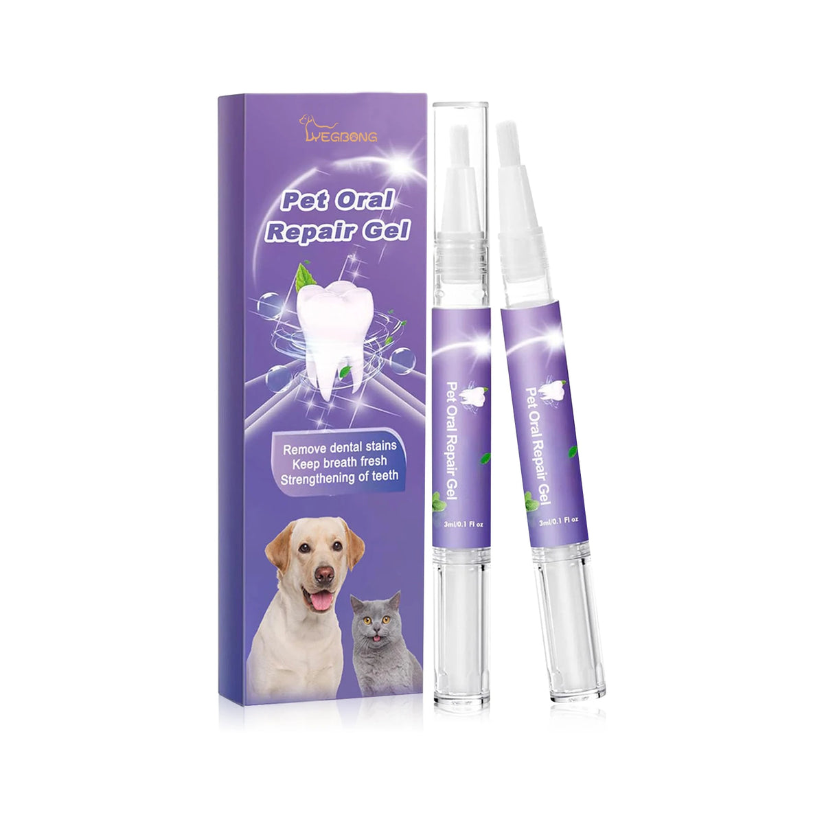 Best Sell Teeth Cleaning Pen Dog Cat Tartar Plaque Remover Fresh Breath Clean Tooth Stain Deodorant Repair Gum Pet Oral Care
