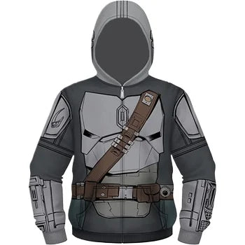 Fitspi Dropshipping Mandalorian Costume Hoodie Sweatshirt Bulk Order Custom Design Big And Tall Men
