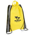 Ruthbag Letter Pattern Sportpack Non-woven Polypropylene Medium Rope Handle Drawstring Bag