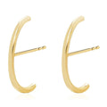 Top Design Minimalist Design 925 Silver Jewelry Hook Stud Earrings Women