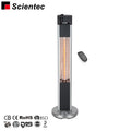Remote Control 1600W Stand Infrared Floor Aluminium Standing Patio Heater