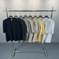 Wholesale High Street Oversized 230g Thickened Double Oversize Loose Short Sleeve Basic Version T Shirt