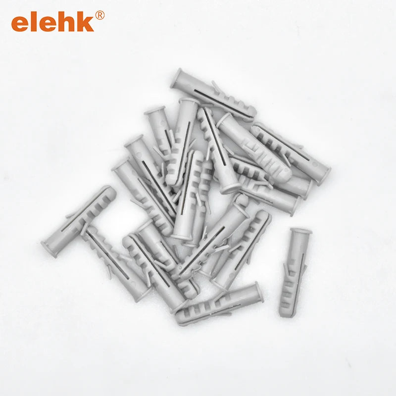 ELEHK Plastic Wall Plugs Nylon Sleeves Plug Plastic Hollow Wall Anchors Butterfly Toggle Drywall Anchors