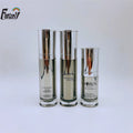 Empty Refillable square Acrylic Cream Lotion Pump Bottle Great for Travel Cosmetic Container