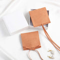 Factory Custom Microfiber Envelope Velvet Bag Snap Jewelry Ring Storage Bags Necklace Earrings Ring Pouch