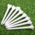 White Plastic Golf Tees Logo Wholesale Golf Tees Plastic Custom 70mm