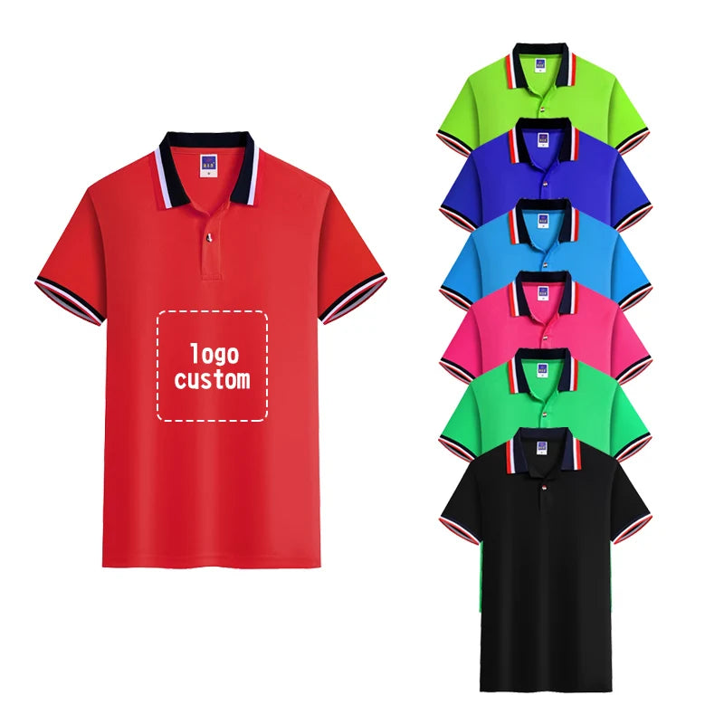 Wholesale High Quality Embroidered Printing Oem Odm Logo Printing Plain 100% Polyester Mens Golf Polo Shirts
