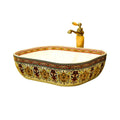 Farm House Marble Bathroom Sink Unique Basins Ceramic for Wholesales