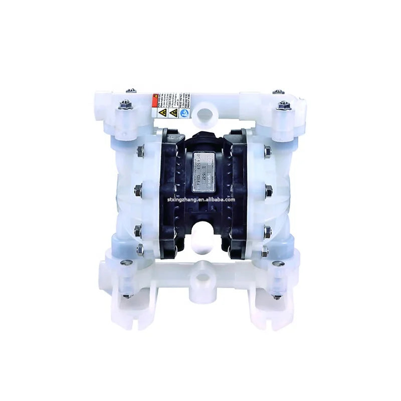 Acid Liquid Transfer Pump 1/2" 3/4" Polypropylene Material PTFE Chemical Pneumatic Diaphragm Pump