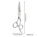 New Design Type Willow Leaf Scissors High Quality Stainless Steel Thinning Hair Cutting Scissors Barber Scissors 440c