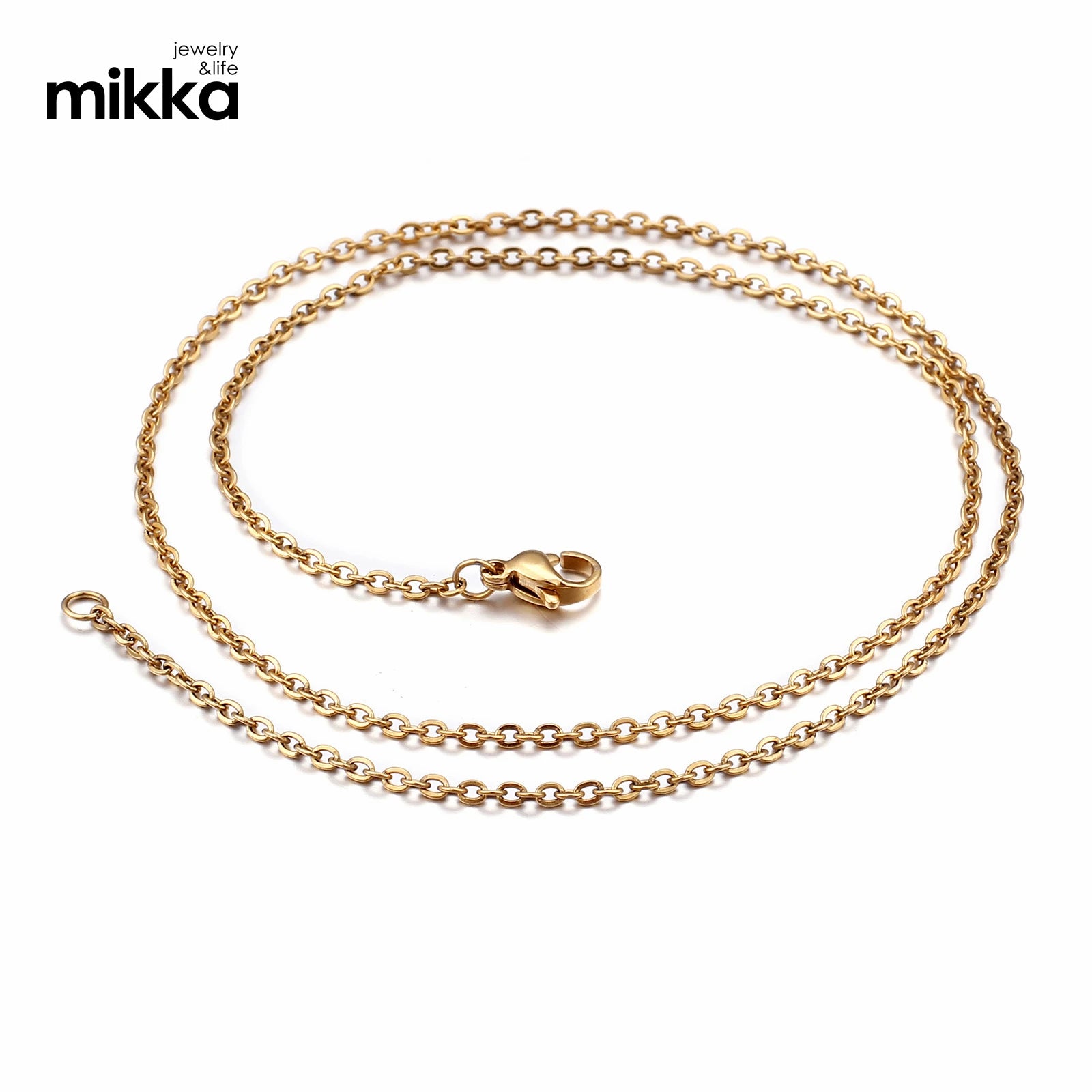 Stainless Steel O Link High Quality Necklace Mens Womens Chain Jewelry Gift