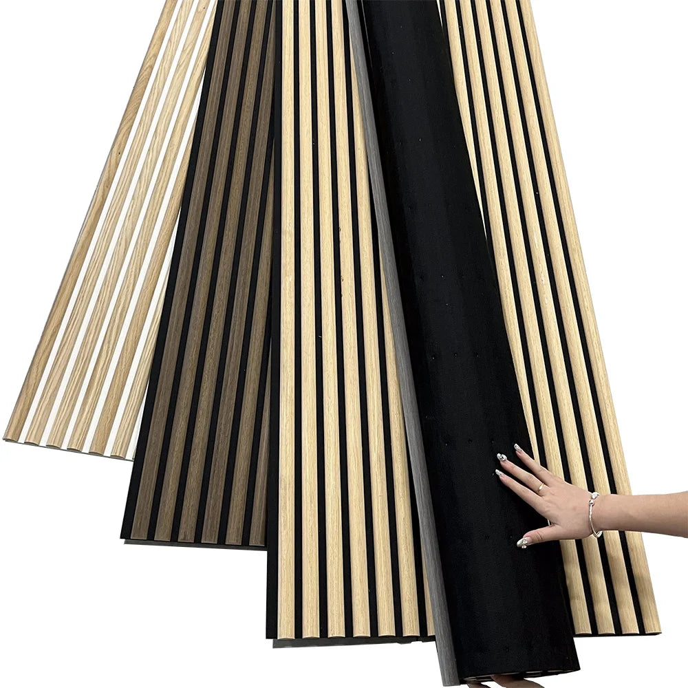 Modern Wholesale Price Bendable Wood Acoustic Panels Best Fireproof Decorative Flexible Polyester Fiber Wall Panels Boards