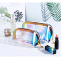 2025 OEM ODM Luxury PVC Cosmetic Bag with Clear Zipper Pretty Price for Travel Pouch Transparent Makeup Storage Case