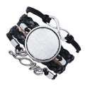 Custom Colorful Sublimation Bracelet for Christmas Birthday or New Year Jewelry Gift for Xmas Decorations