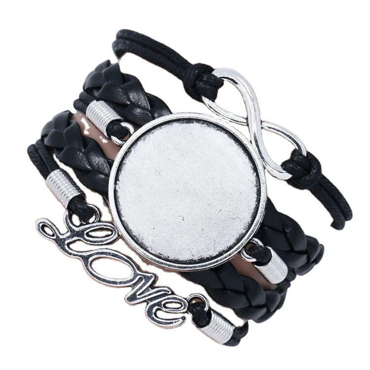 Custom Colorful Sublimation Bracelet for Christmas Birthday or New Year Jewelry Gift for Xmas Decorations
