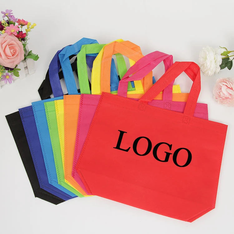 Hot Sell Promotional Lady Reusable Shopping Laminated Pp Non Woven Bag Grocery Promotional Reusable Non Woven Shopping Tote Bag