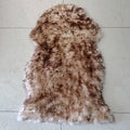 100 % Real Sheep Skin Fur Rug Genuine Sheepskin Fur Carpet with Colorful Tips Eco-friendly Natural Long Fur Cushion