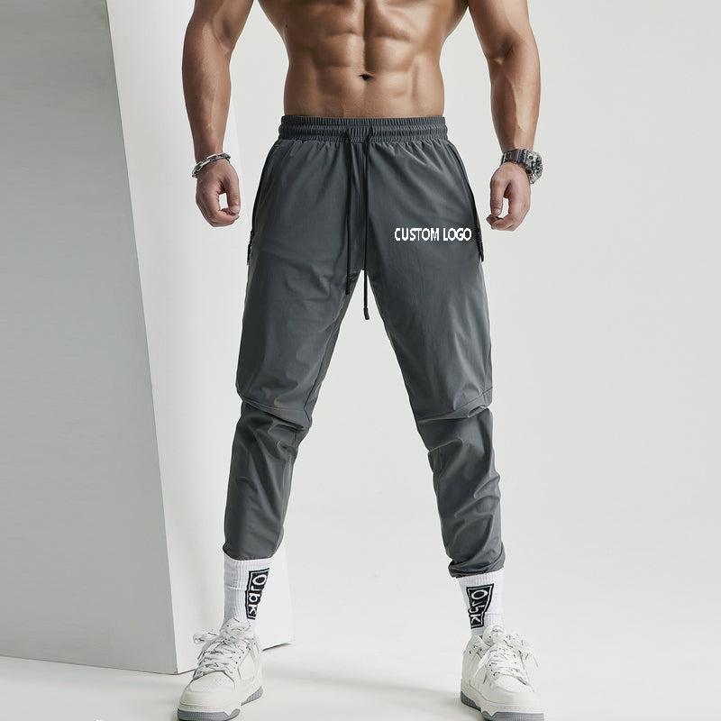Mens Running Jogger Pants Workout Athletic Sweatpants Lightweight Nylon Quick Dry Tapered Hiking Pants Sports Trousers