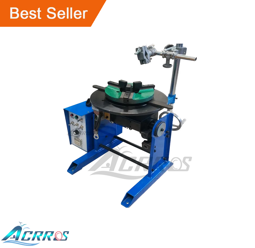 30 Kg Capacity Turntable 30Kg Welding Positioner With Timer and Carbon Brush Free