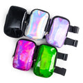 Ready to Ship Sliver Portable Leg Bag With Straps Holographic Phone Leg Bags Waterproof Leg Bag for Women