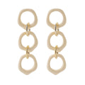 SY Alloy Geometric Round Resin Hoops Earrings New Fashion Drop Earrings