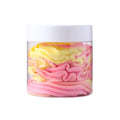 Natural Body Skin Care Polisher Whipped Rainbow Blueberry Shea Sea Salt Ice Cream Whitening Body Scrub Whipped Soap
