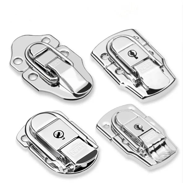 OEM ODM Custom Stainless Steel Metal Stamping Tool Box Hasp Luggage Suitcase Hasps Latches Buckle Lock Clasp Clamp