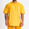 High Quality 100% Cotton Heavy Weight 240gsm Oversized T-Shirt for Men Custom Logo Plain Solid Color Unisex Pro Club T-Shirts