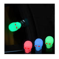 Fashion Durable Solid Color Green Red Yellow Waterproof Night Luminous Valve Core Cover Car Tire Nut Cap for Auto Accessories