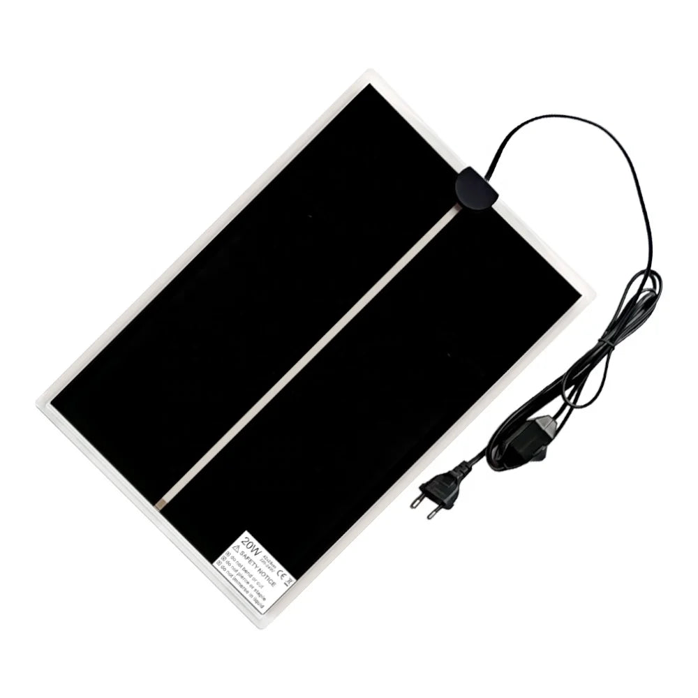 42*28cm 20W Under Tank Terrarium Heating Pet Pad Electric Heater Mat Waterproof Reptile Heating Pad