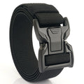 TUSHI High Quality Men's Stretch Elastic Nylon Tactical Belt Custom Logo Factory Alloy Buckle 3.8CM Width Model Tactical Belt-16