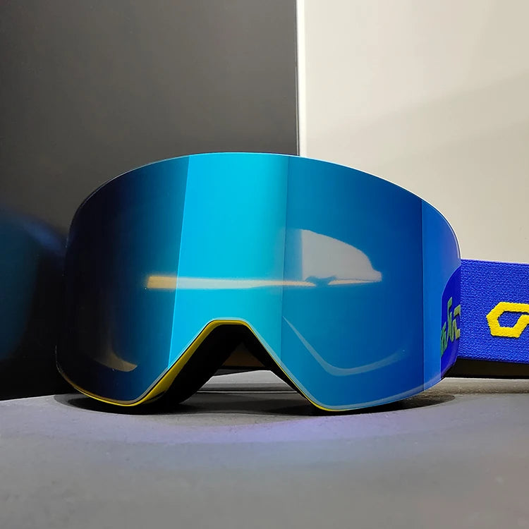 Yijia Optical Ski Goggles Snowboard for Men Women Magnetic OTG Anti Fog UV Protection Snow Goggles