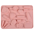 Creative Manual 16 Hole Baking Tool Lipstick Eye Shadow DIY Biscuit Mould Silicone Chocolate Mould