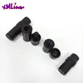 Xmlivet Cheap Black Billiards Pool Cue Joint Protectors for Radial Pin Wavy Pin Uni-locbullet Joint3/8-10 Joint 3/8-11joint